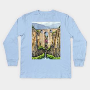 Spanish Bridge Kids Long Sleeve T-Shirt